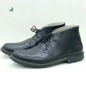 Timberland Earthkeepers Men's Black Leather Chukka Boots Size US 11/EU 45